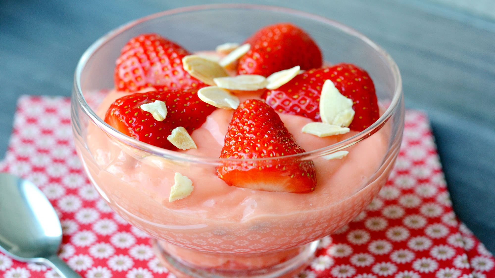 Crème aux fraises Recette Vahiné
