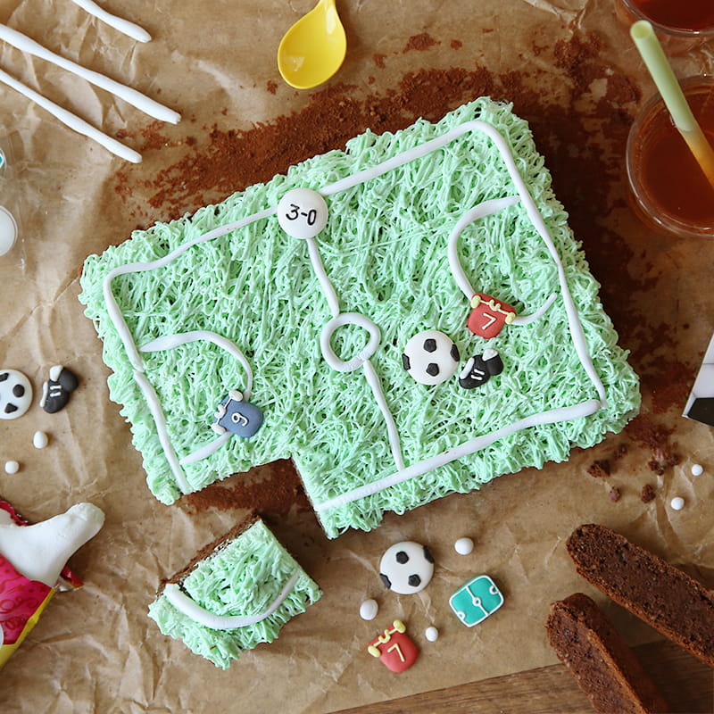 Gateau Terrain De Foot Recette Vahine