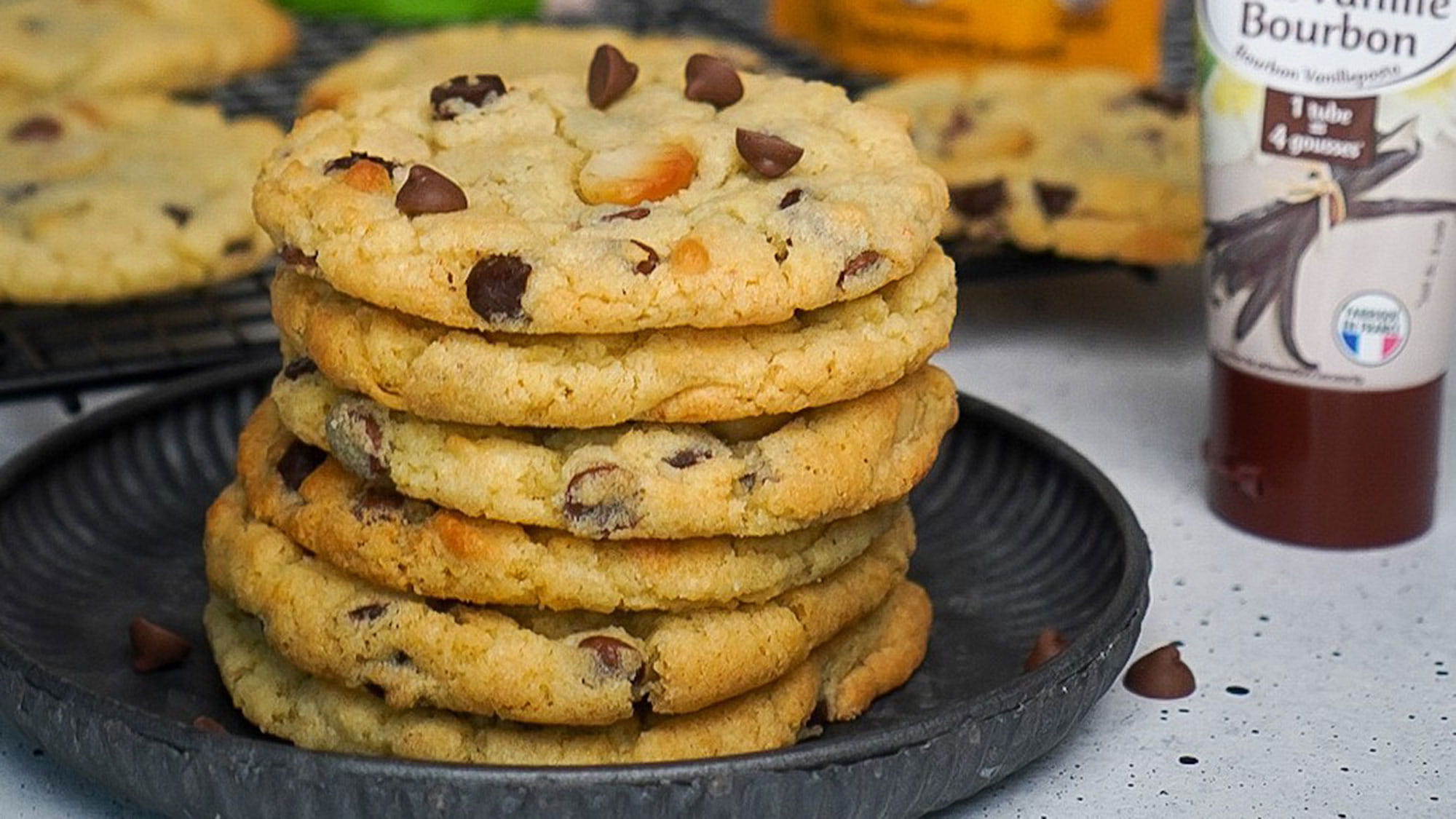 Cookies chocolats et noix de macadamia