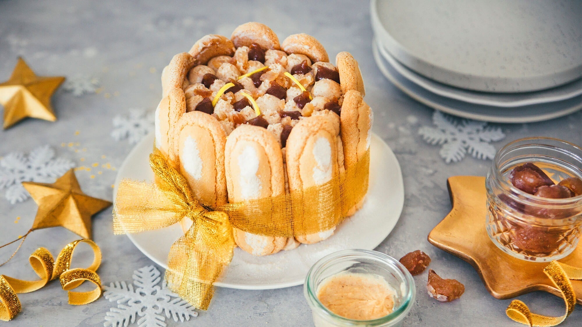 Recette Charlotte de Noël aux Marrons