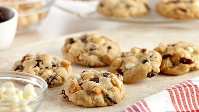 Recette des Cookies aux Cranberries & au Chocolat Blanc
