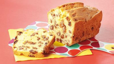 Recette du Cake aux Raisins et aux Fruits Confits