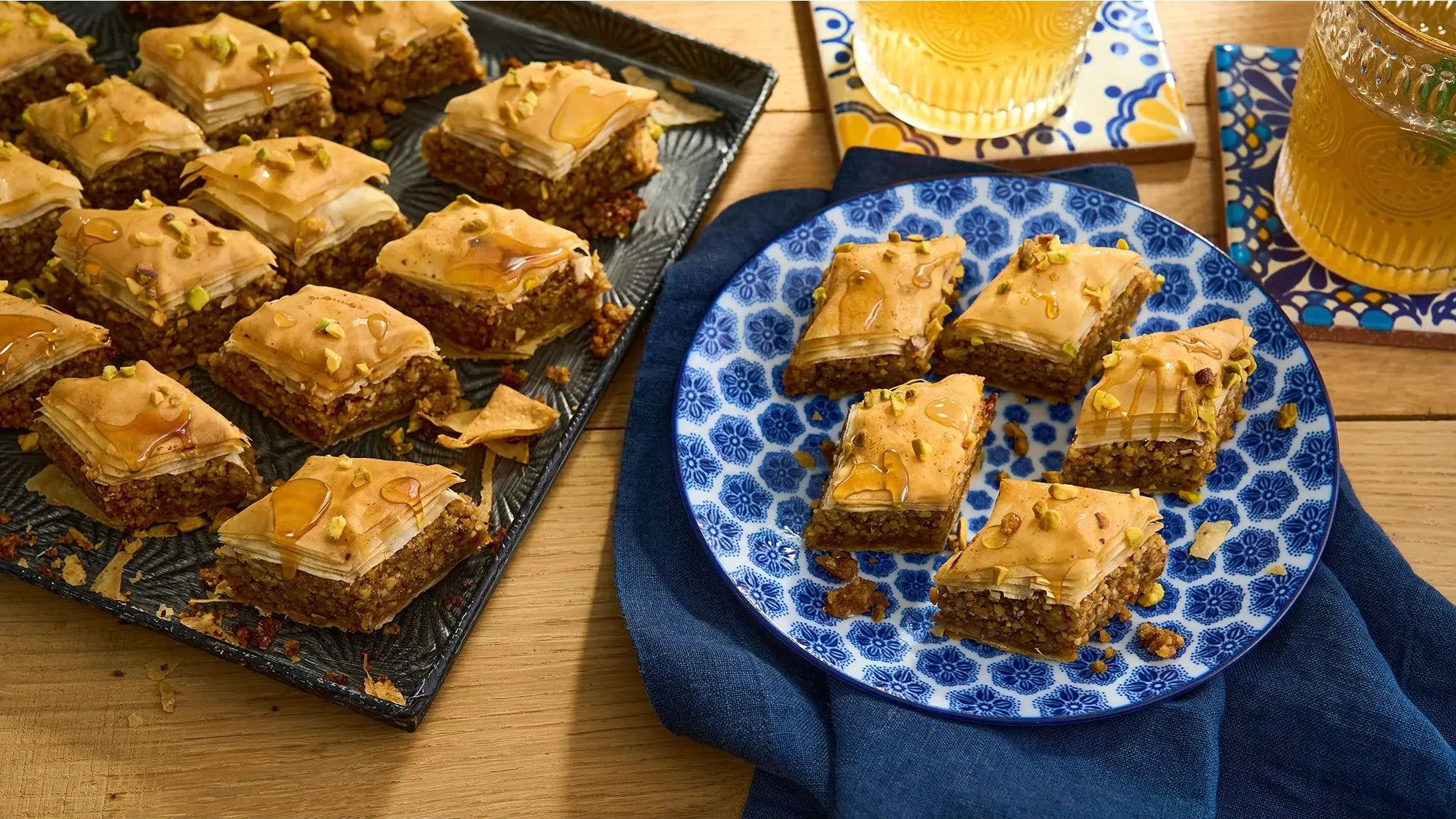 Baklavas aux fruits secs