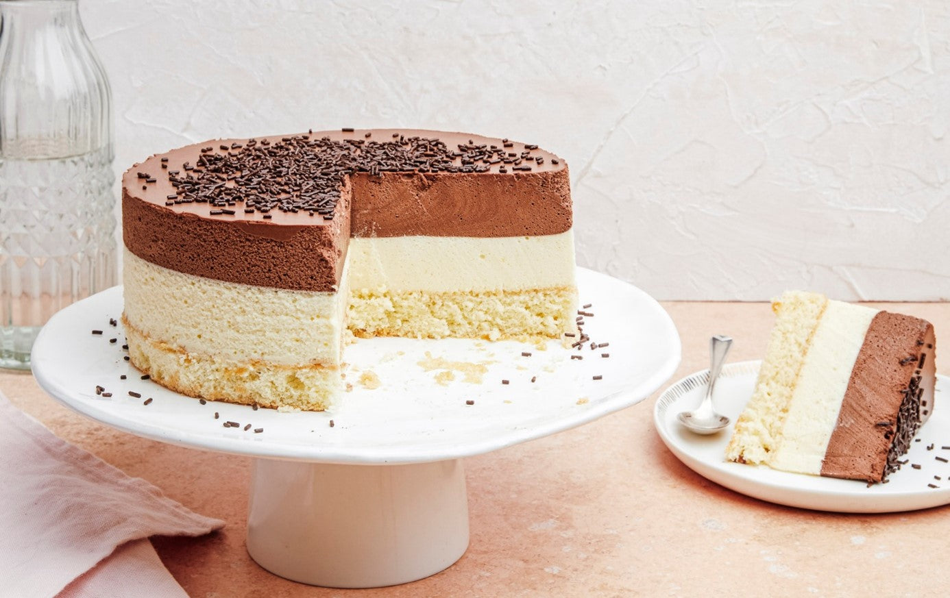 Recette du Bavarois au Chocolat Blanc & Noir