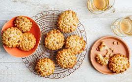 Bouchées amandes et pignons de pin