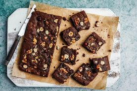 Brownies aux noisettes et noix
