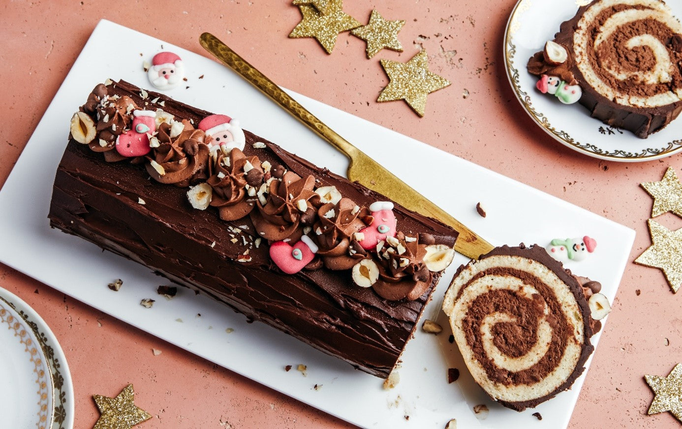 Recette Bûche Chocolat Noisette