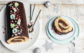 BÛche ganache chocolat et vanille de Madagascar