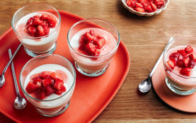 Recette de Panna Cotta aux Fraises et Vanille