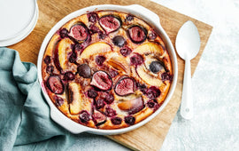 Recette du Clafoutis aux Fruits, Amandes et Vanille
