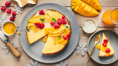 Tarte crème brûlée et noix de coco