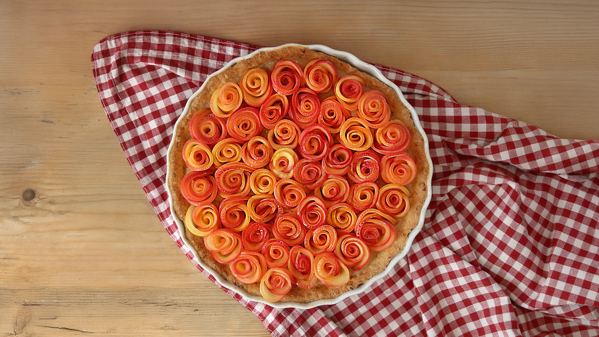 Recette Tarte aux Pommes Bouquet de Roses