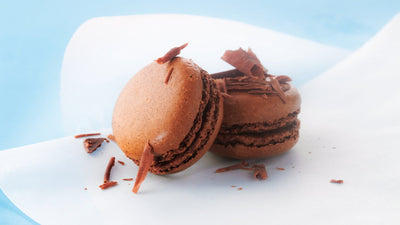 Macarons chocolat noisette