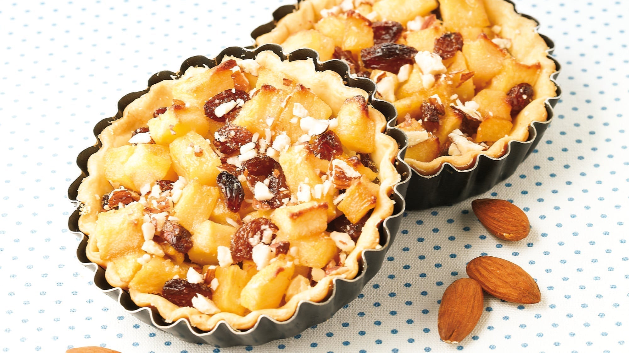Recette des Tartelettes aux Pommes et aux Raisins Secs