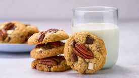 Cookies Chunks 3 chocolats aux noix de pécan et pâte à tartiner