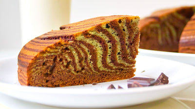 Recette du Cake Zebra au Chocolat et aux Pistaches
