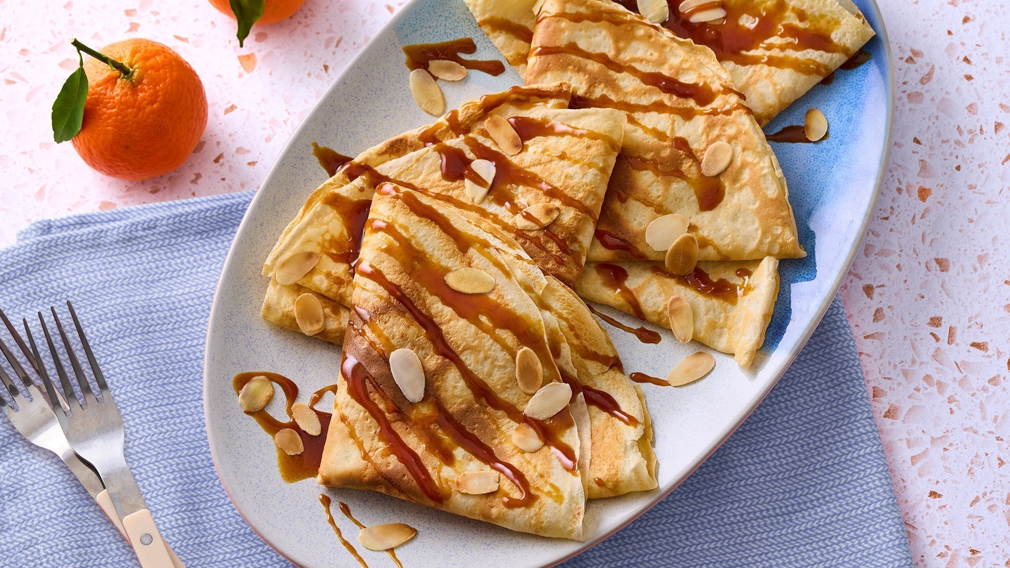 Recette des Crêpes à la Fleur d'Oranger