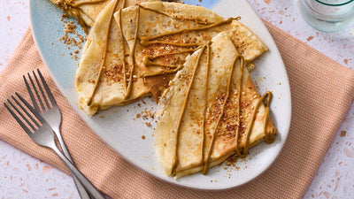Crêpes à la pâte de pistache