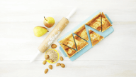 Tarte amandine (poire et amande)