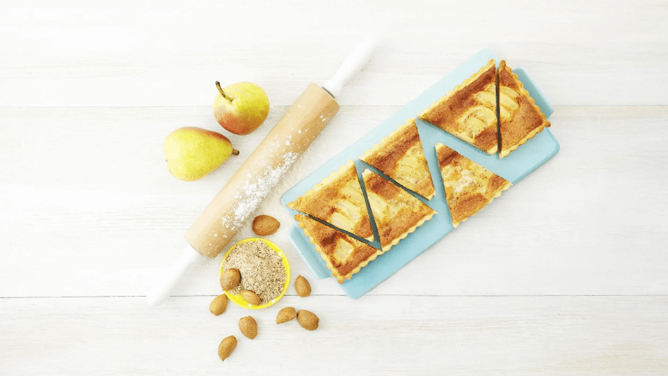 Tarte amandine (poire et amande)