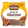 Un produit Vahiné Sirop de Glucose, faisant partie de Sgk Uploads, affiché sur son étiquette avec un sirop brun riche et du nougat aux cacahuètes, promouvant 'Pâtisseries plus moelleuses' pour des pâtisseries plus moelleuses.
