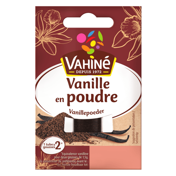Emballage de poudre de vanille VahinAC Vanille en poudre.