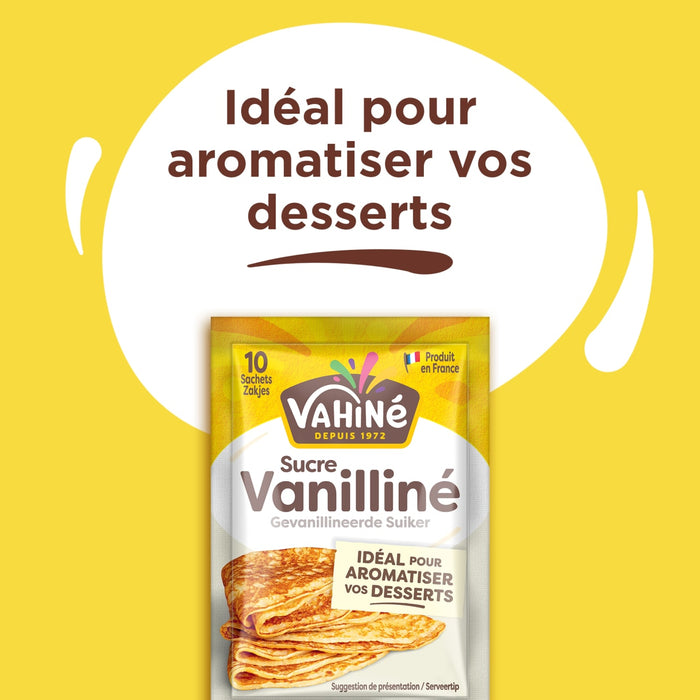 Le sucre vanillinAC VahinAC est idACal pour aromatiser vos desserts.