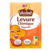 Sachet de levure chimique VahinAC avec un personnage de cupcake de dessin animAC sur le devant.
