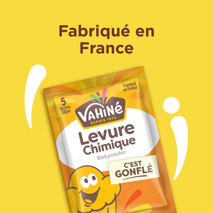 Levure chimique Vahiné Levure Chimique, fabriqué en France.