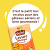 Un produit Vanne Levure Chimique est prACsentAC avec un texte indiquant que c'est le petit truc en plus pour des gActeaux aACriens et gourmands.