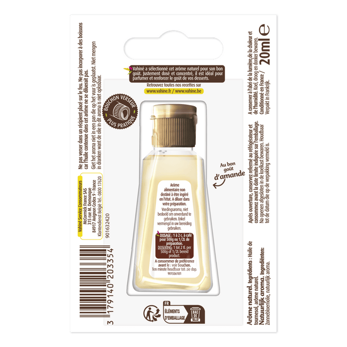 A?chantillon d'huile capillaire A? la noix de coco Garnier Ultimate Blends dans son emballage.