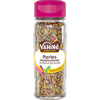 Un récipient de perles multicolores de la marque Vahiné.