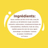 L'image affiche une liste d'ingrédients comprenant du sucre, du concentré de jus de betterave et de l'huile de tournesol.