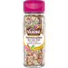 Un récipient de vermicelles Varina, une garniture colorée pour les desserts.