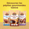 Vahiné présente une sélection de pépites gourmandes, incluant chocolat au lait, chocolat noir et chunks 3 chocolats.
