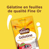 Un paquet de gAClatine en feuilles de qualitAC Fine Or de Dr. Oetker.