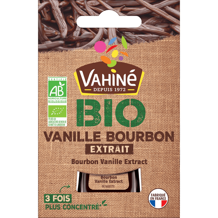 Un paquet de gousses de vanille Vahiné BIO Vanille Bourbon.