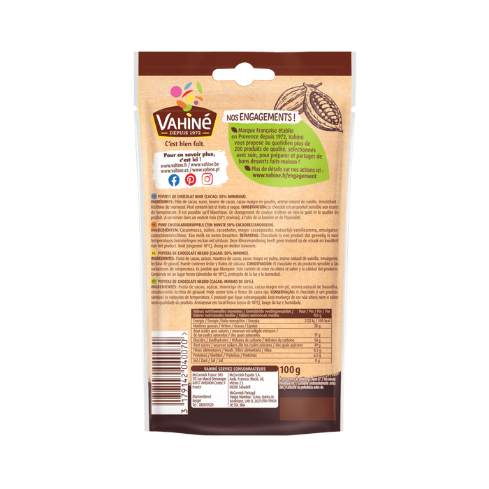 Maxi Pépites Chocolat Noir