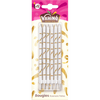 Un paquet de bougies d'anniversaire blanches de la marque Vahiné avec des accents dorés.