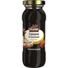 Une bouteille de nappage Variegato Caramel e Fondente est présentée, mettant en valeur sa riche sauce caramel et chocolat.