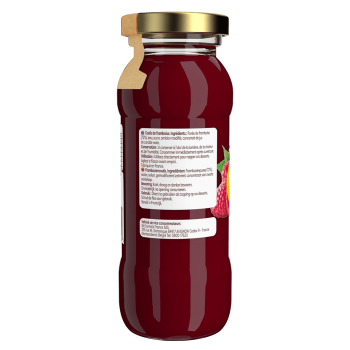 Une bouteille de jus de betterave avec une ACtiquette nutritionnelle et un bouchon dorAC.