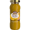 Une bouteille de jus Vitamont Mangue Passion, mettant en valeur la marque et les saveurs de fruits.