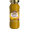 Une bouteille de jus Vitamont Mangue Passion, mettant en valeur la marque et les saveurs de fruits.