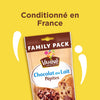 Un paquet familial de pépites de chocolat au lait Vahiné, conditionné en France.