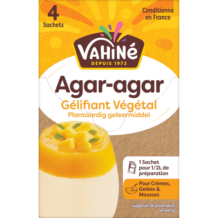 Un paquet de VahinAC Agar-agar GAClifiant VACgACtal, un gAClifiant vACgACtal.