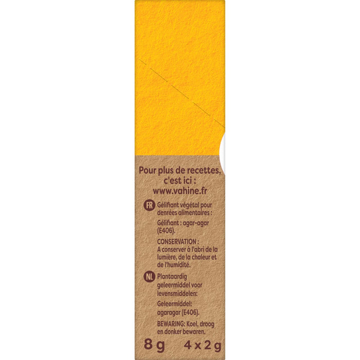 Un gros plan du cA?tAC d'un emballage de produit avec du texte en franA?ais, comprenant une adresse de site web et des informations sur les ingrACdients et le poids.
