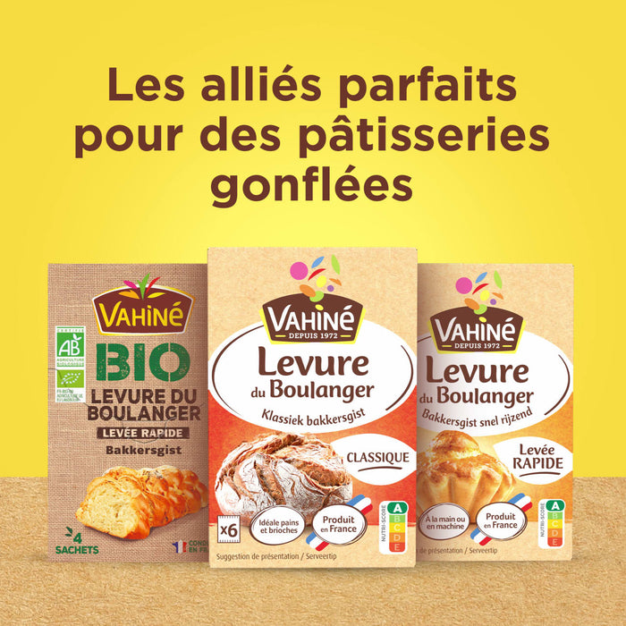 Les produits VahinAC sont les alliACs parfaits pour des pActisseries gonflACes.