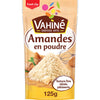 Un paquet de poudre d'amandes de la marque Vahiné est présenté.