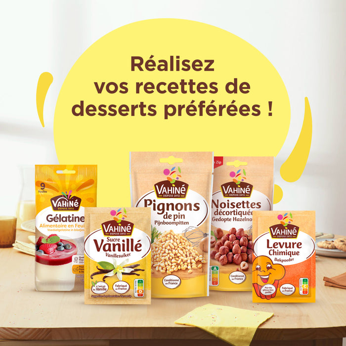 Une image prACsentant une variACtAC d'ingrACdients de pActisserie Alnatura avec le texte RACalisez vos recettes de desserts prACfACrACes !