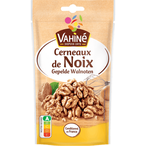Un paquet de cerneaux de noix Vahiné, parfait pour la pâtisserie.